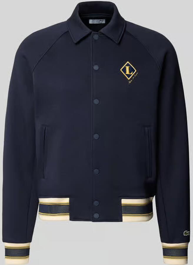 Lacoste Regular fit sweatjack van katoenmix