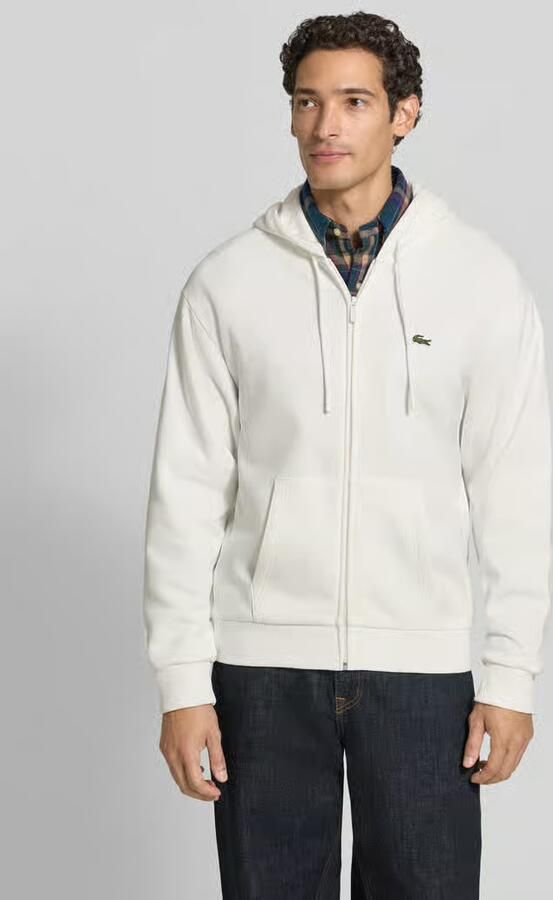 Lacoste klassiek fit sweatjack van katoenmix - Foto 2
