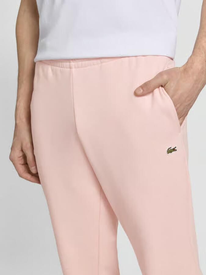 Lacoste regular fit sweatpants van katoenmix