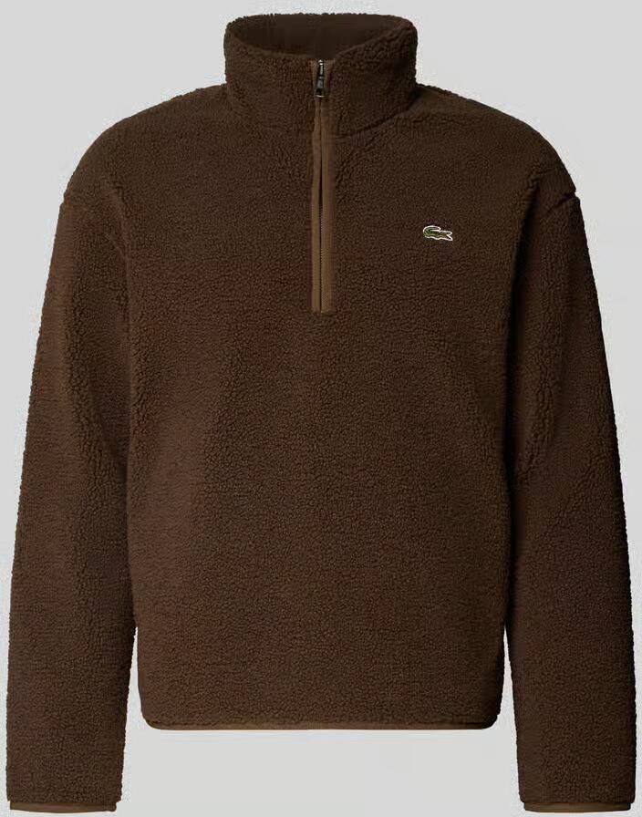 Lacoste Regular fit sweatshirt met schipperskraag