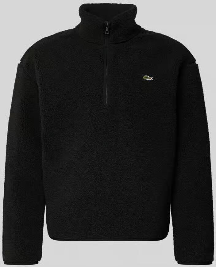 Lacoste Fleece Jack Sweatshirt à col montant zippé en sherpa
