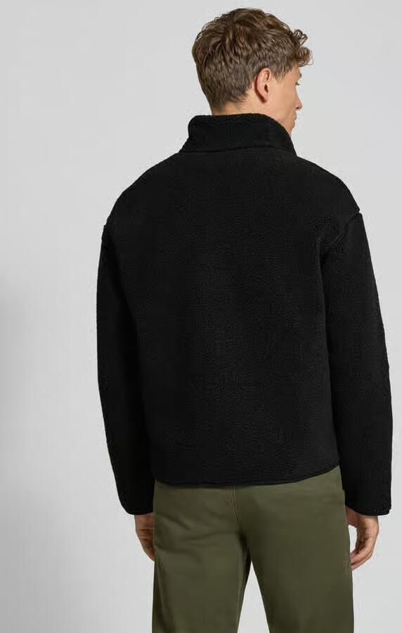 Lacoste Fleece Jack Sweatshirt à col montant zippé en sherpa - Foto 3