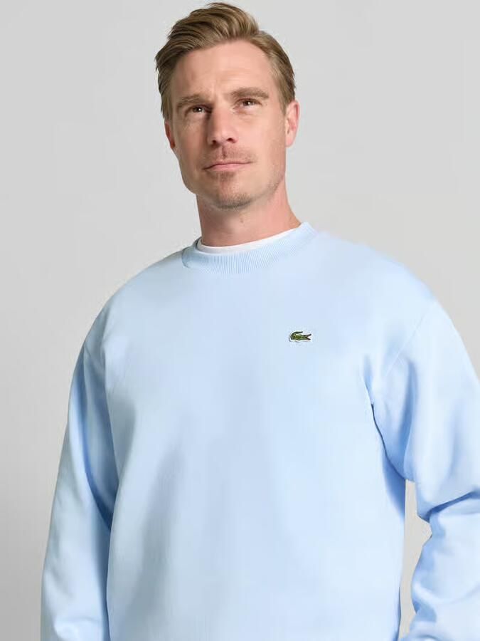 Lacoste regular fit sweatshirt van katoenmix