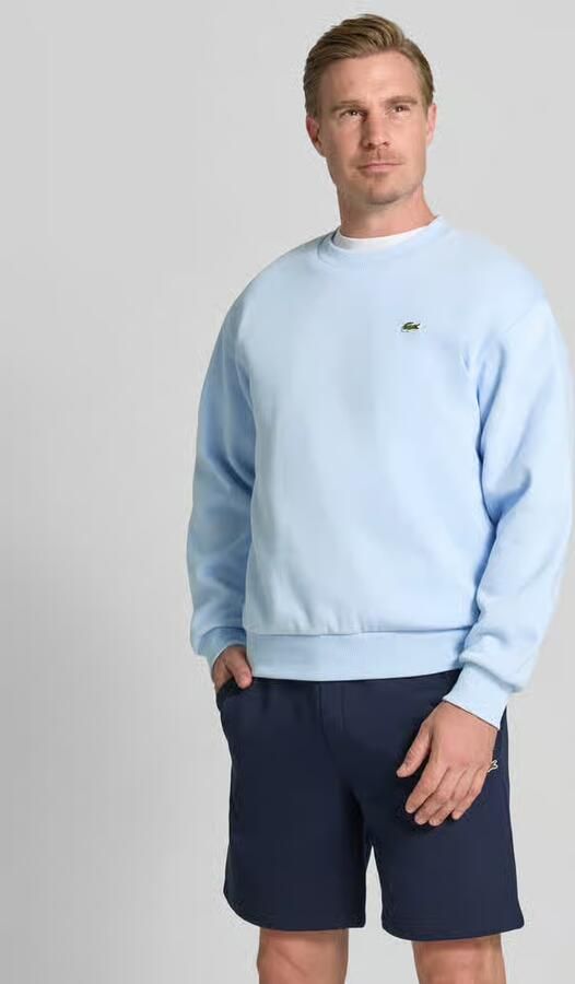 Lacoste regular fit sweatshirt van katoenmix - Foto 3