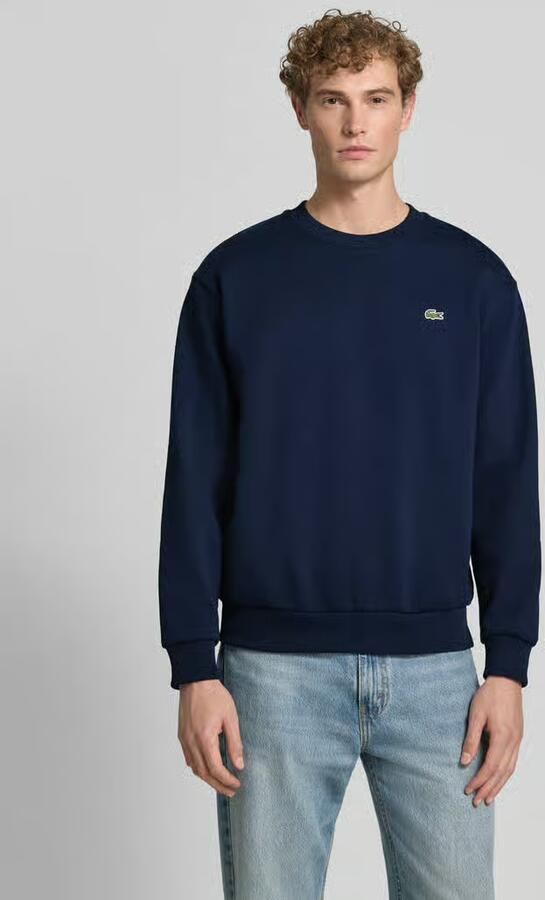 Lacoste regular fit sweatshirt van katoenmix - Foto 3