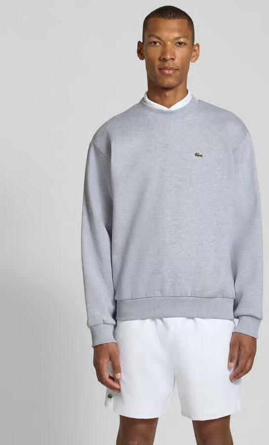 Lacoste regular fit sweatshirt van katoenmix - Foto 4