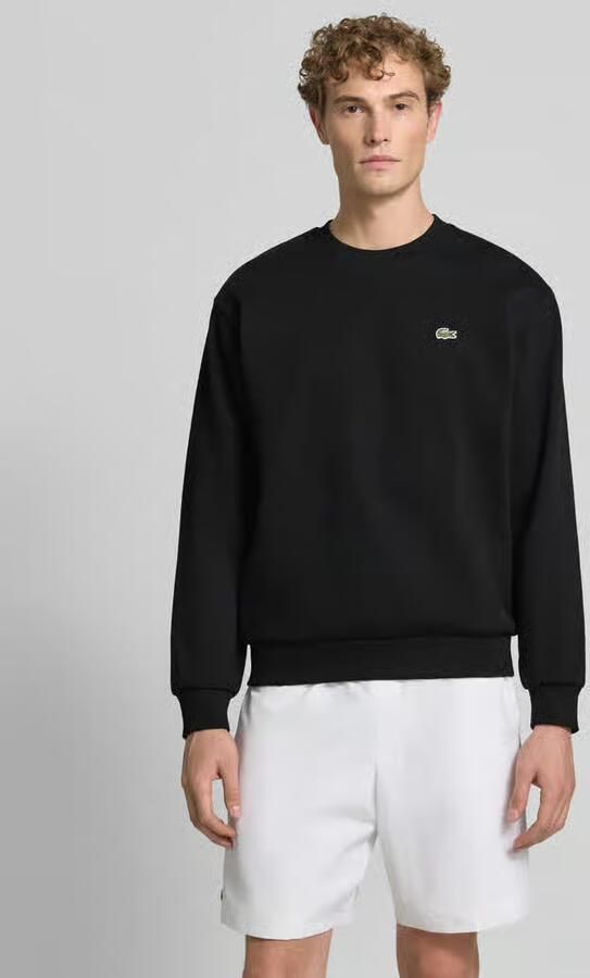 Lacoste regular fit sweatshirt van katoenmix - Foto 4