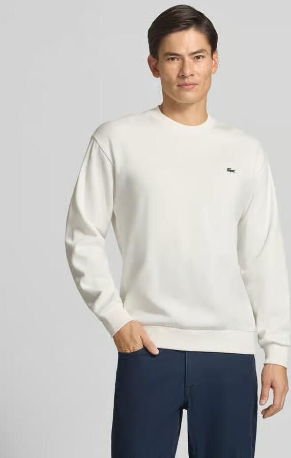 Lacoste klassiek fit sweatshirt van katoenmix - Foto 3
