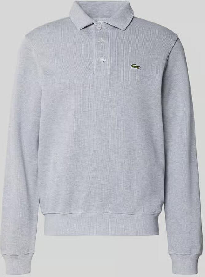 Lacoste Regular fit sweatshirt van puur katoen