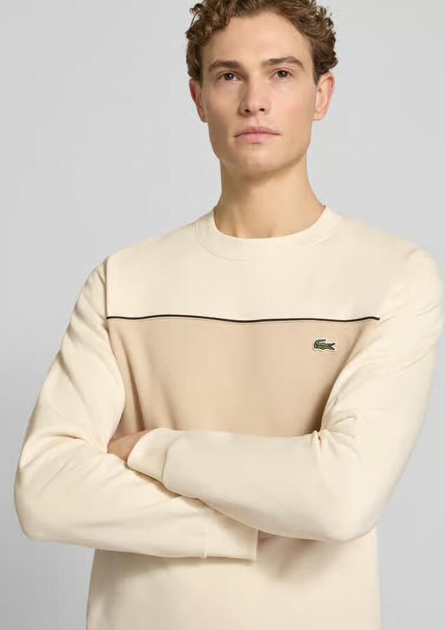 Lacoste regular fit sweatshirt van puur katoen