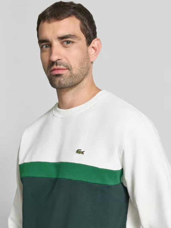 Lacoste regular fit sweatshirt van puur katoen