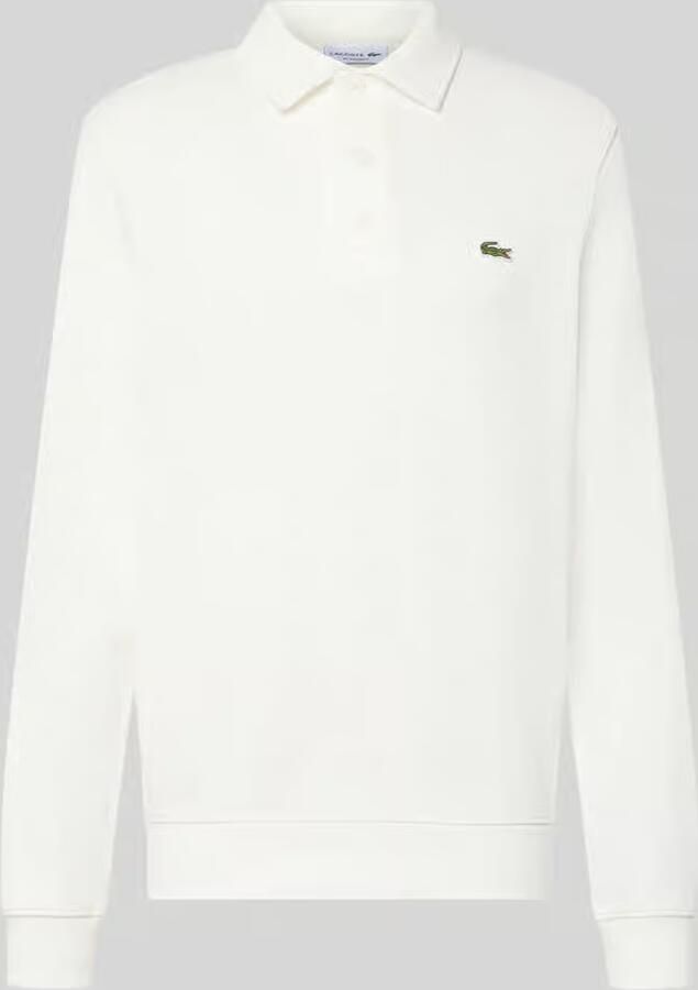 Lacoste Regular fit sweatshirt van puur katoen