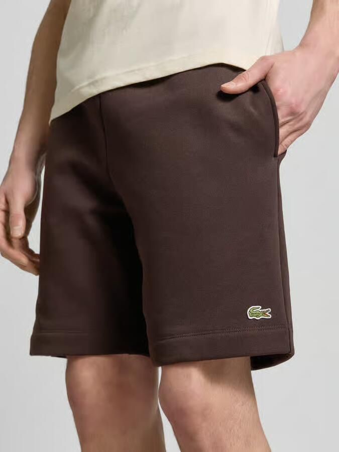 Lacoste Regular fit sweatshort van katoenmix - Foto 2