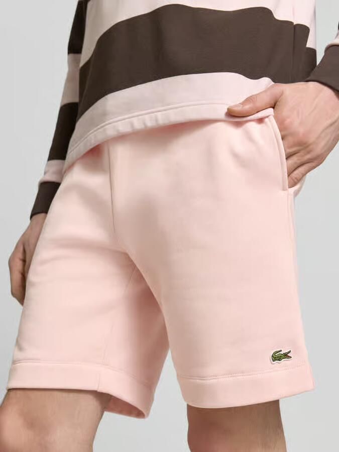 Lacoste Regular fit sweatshort van katoenmix