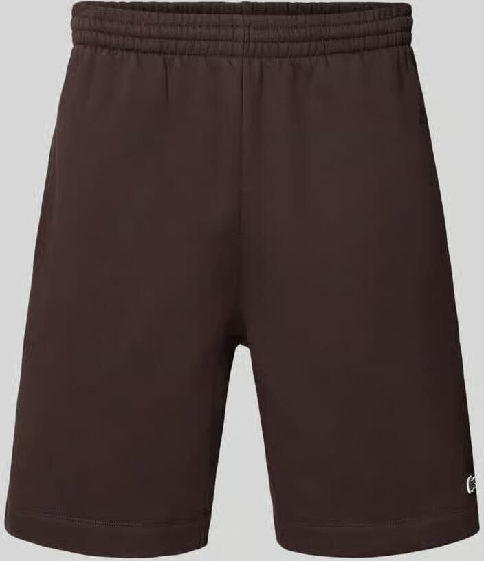Lacoste Regular fit sweatshort van katoenmix - Foto 3