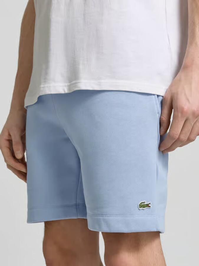 Lacoste Regular fit sweatshort van katoenmix - Foto 2