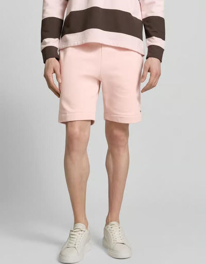 Lacoste Regular fit sweatshort van katoenmix - Foto 3