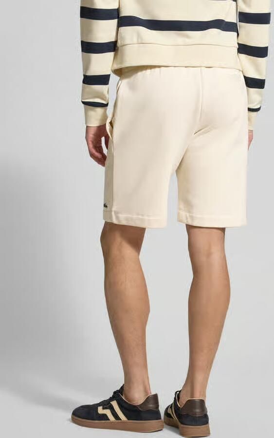 Lacoste Regular fit sweatshorts met elastische band