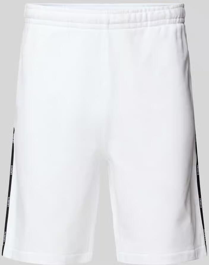 Lacoste Regular fit sweatshorts met galonstrepen - Foto 2