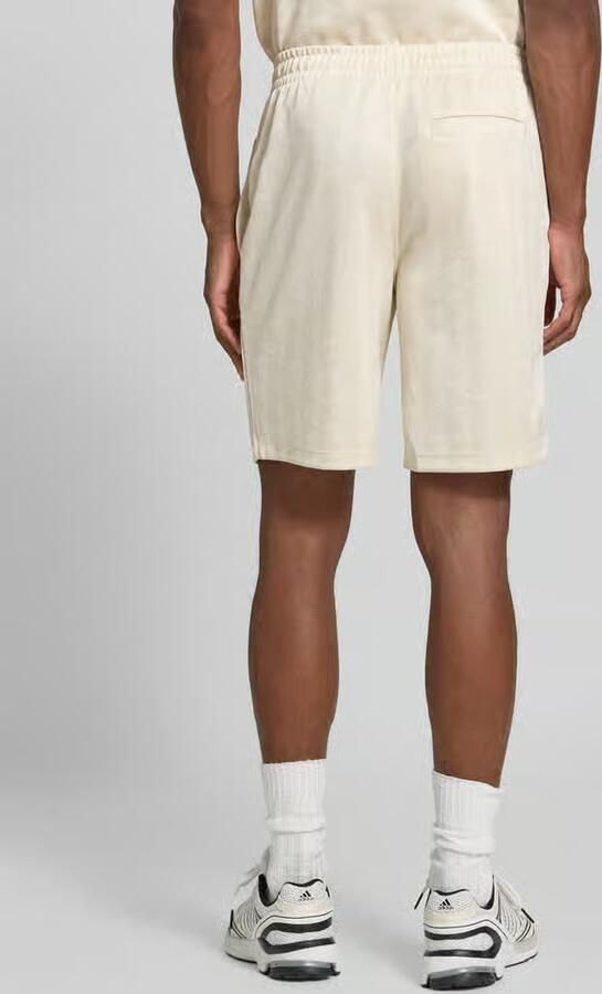 Lacoste Regular fit sweatshorts met monogram-logoprint - Foto 3