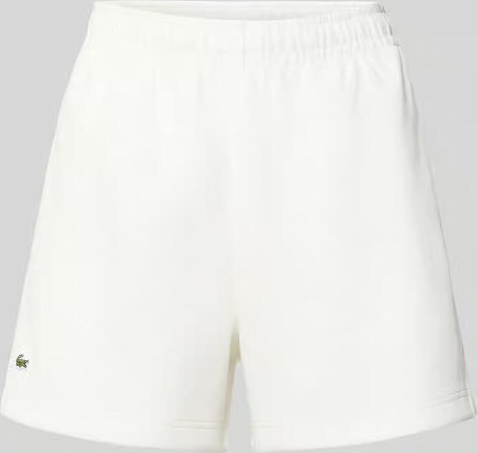 Lacoste relaxed regular waist casual short ecru - Foto 5
