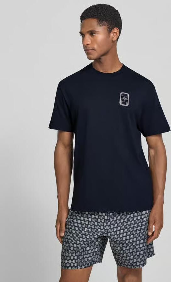 Lacoste regular fit T-shirt van 100% katoen model 'CN Tenniscourt Backprint' - Foto 3