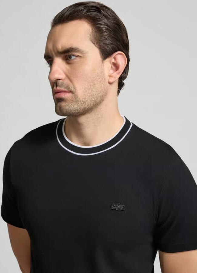Lacoste Regular fit T-shirt van katoenmix - Foto 2
