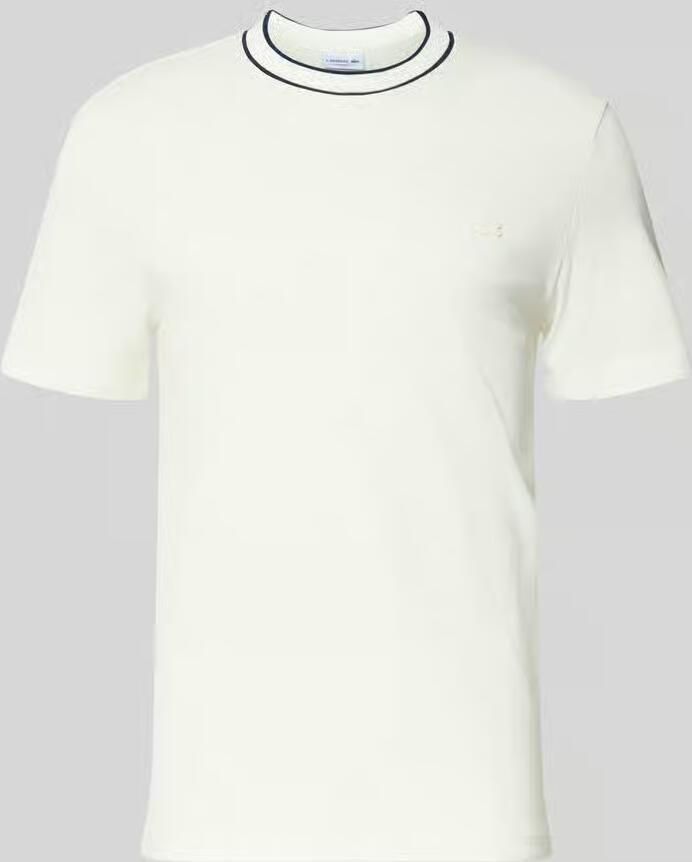 Lacoste Casual Katoenen T-Shirt voor Mannen White Heren - Foto 2