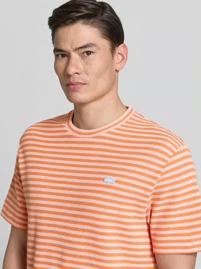 Lacoste regular fit T-shirt van katoenmix