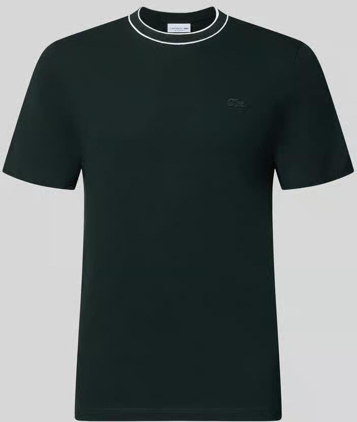 Lacoste Regular fit t-shirt van katoenmix '