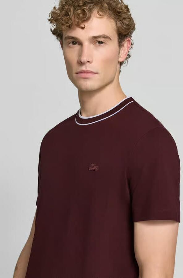 Lacoste Regular fit t-shirt van katoenmix ' - Foto 3