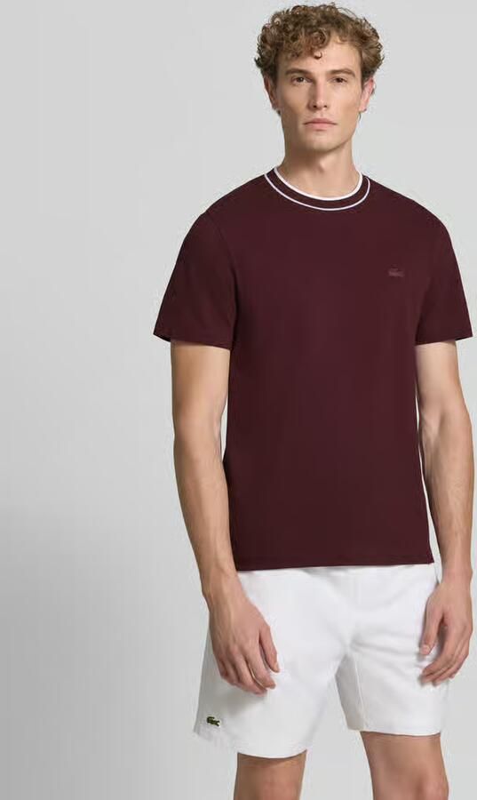 Lacoste Regular fit t-shirt van katoenmix ' - Foto 3