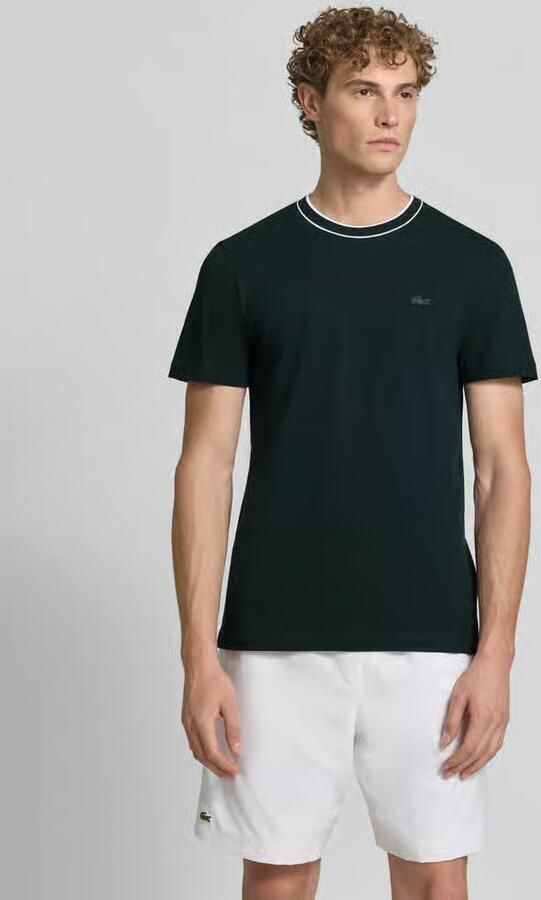 Lacoste Regular fit t-shirt van katoenmix ' - Foto 3