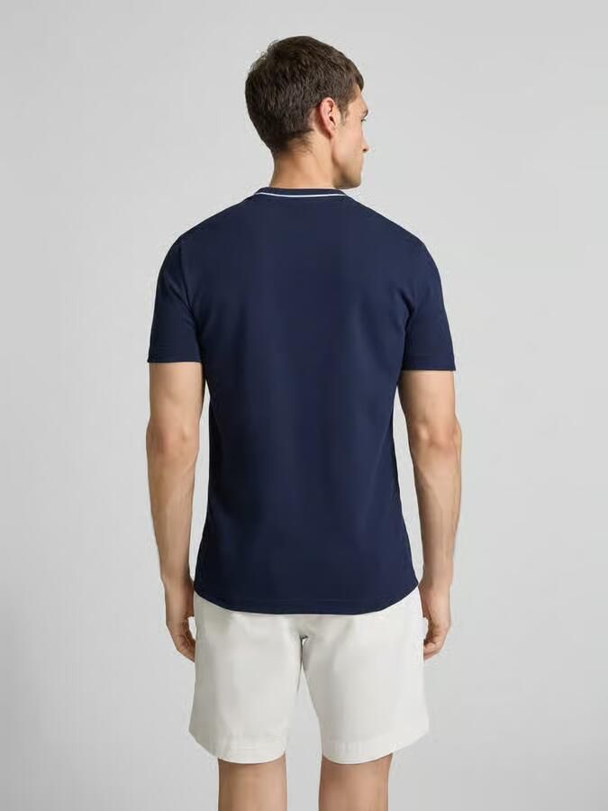 Lacoste Klassiek Navyblauw Katoenen Piqué T-Shirt Blue Heren