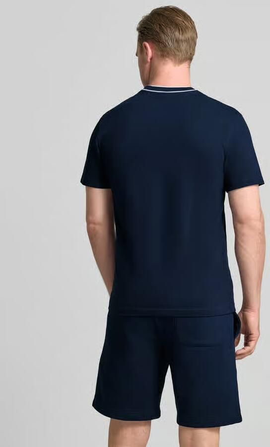 Lacoste Klassiek Navyblauw Katoenen Piqué T-Shirt Blue Heren - Foto 6