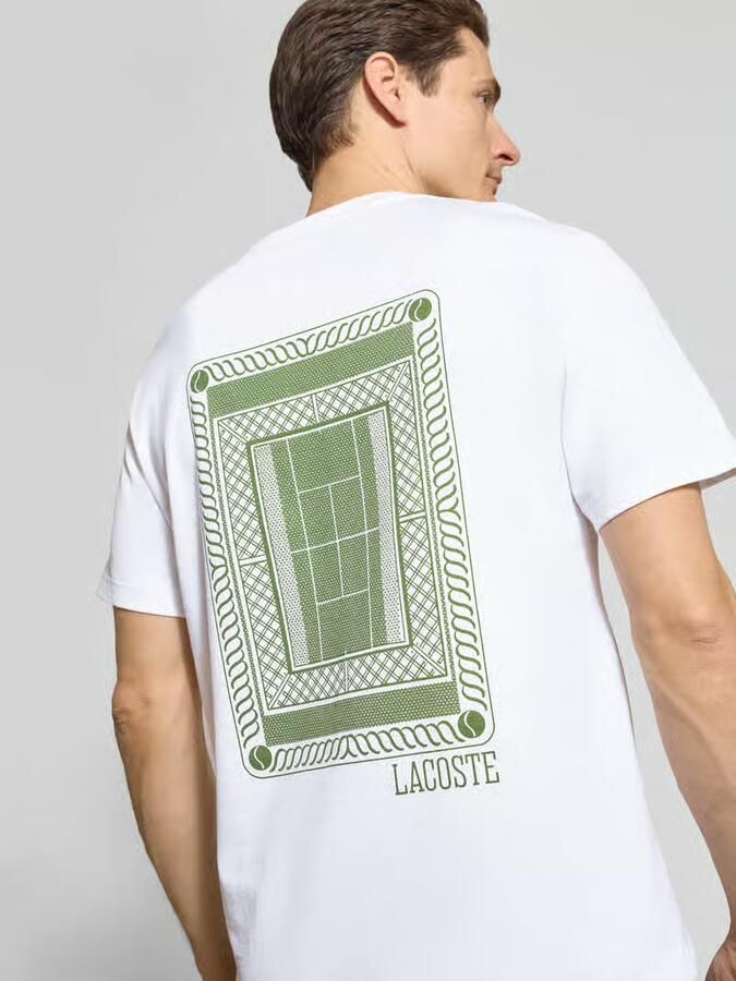 Lacoste Regular fit T-shirt van puur katoen - Foto 2