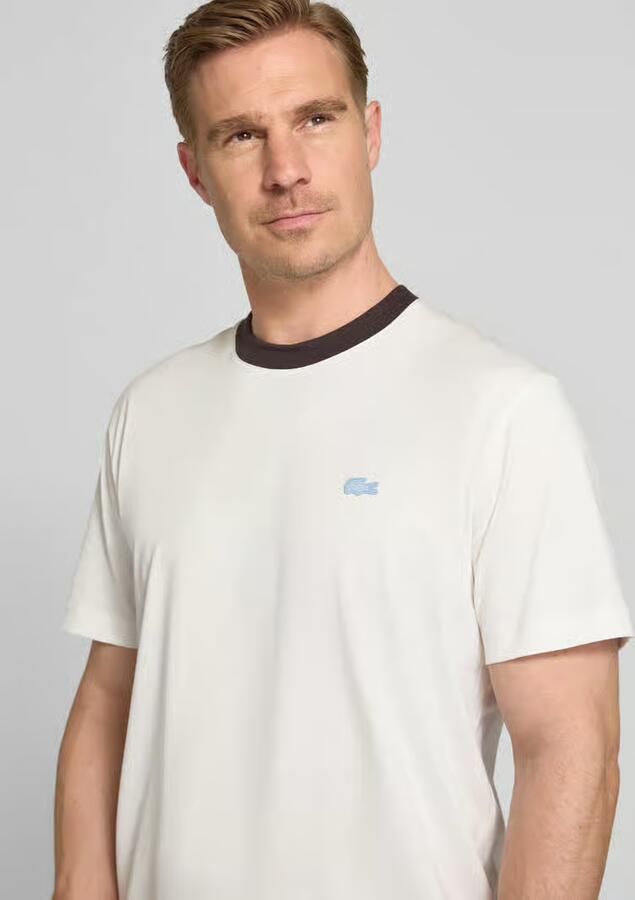 Lacoste regular fit T-shirt van puur katoen