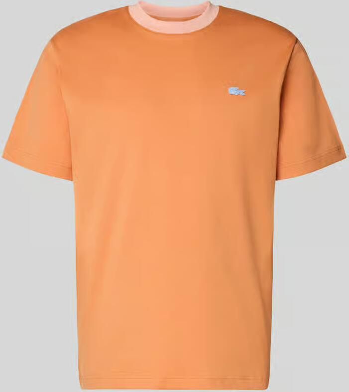 Lacoste regular fit T-shirt van puur katoen