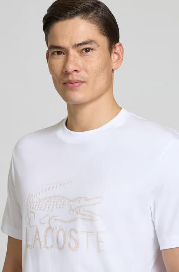 Lacoste regular fit T-shirt van puur katoen
