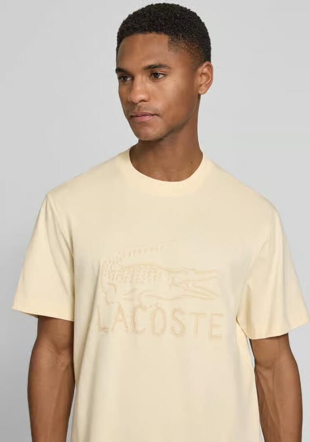 Lacoste regular fit T-shirt van puur katoen