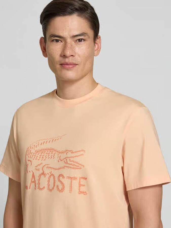 Lacoste regular fit T-shirt van puur katoen