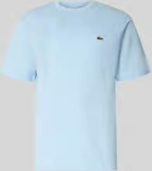 Lacoste Klassieke Katoenen Gebreide Tee Lichtroze Blue Heren - Foto 6