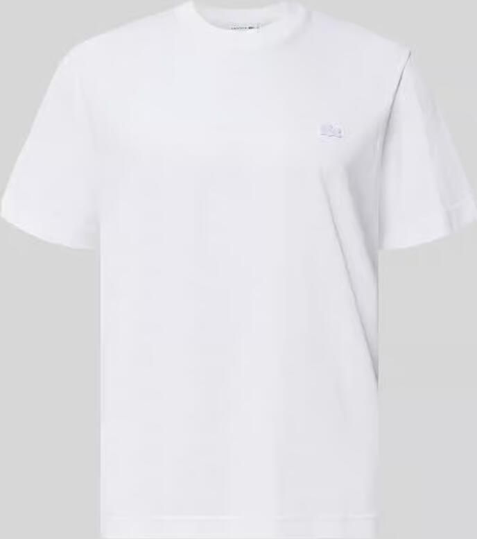 Lacoste Regular fit t-shirt van puur katoen