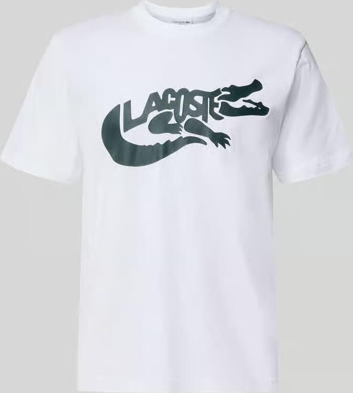 Lacoste regular fit T-shirt van puur katoen