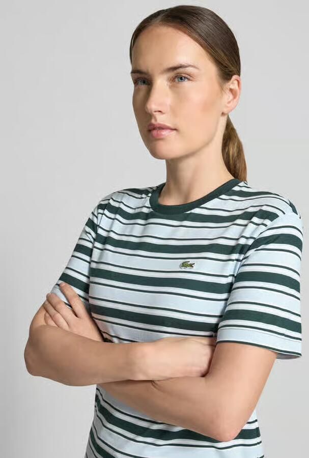 Lacoste Regular fit t-shirt van puur katoen - Foto 2
