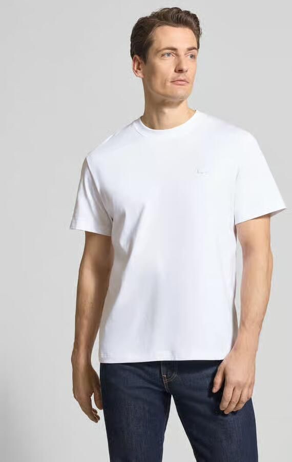 Lacoste Regular fit T-shirt van puur katoen - Foto 4