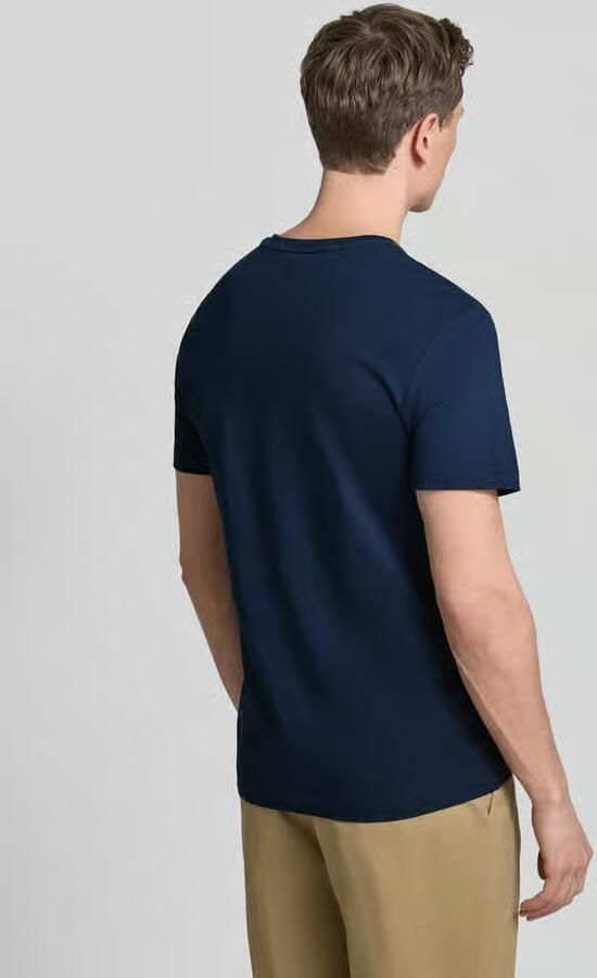 Lacoste T-shirt met labelstitching model 'Basic' - Foto 7