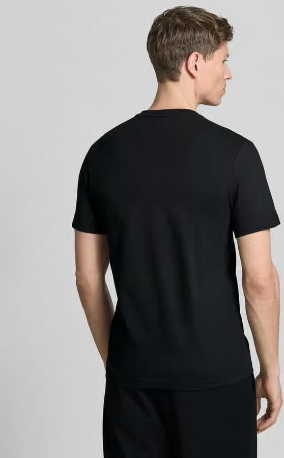 Lacoste T-shirt met labelstitching model 'Basic' - Foto 6