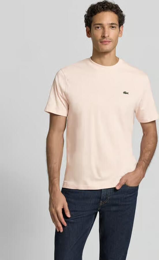 Lacoste Regular fit t-shirt van puur katoen - Foto 3