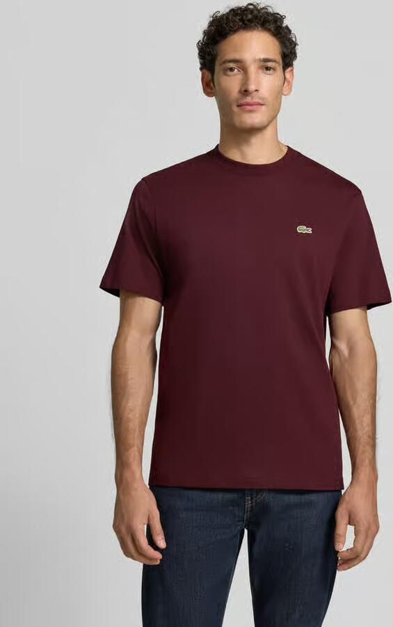 Lacoste Regular fit t-shirt van puur katoen - Foto 4